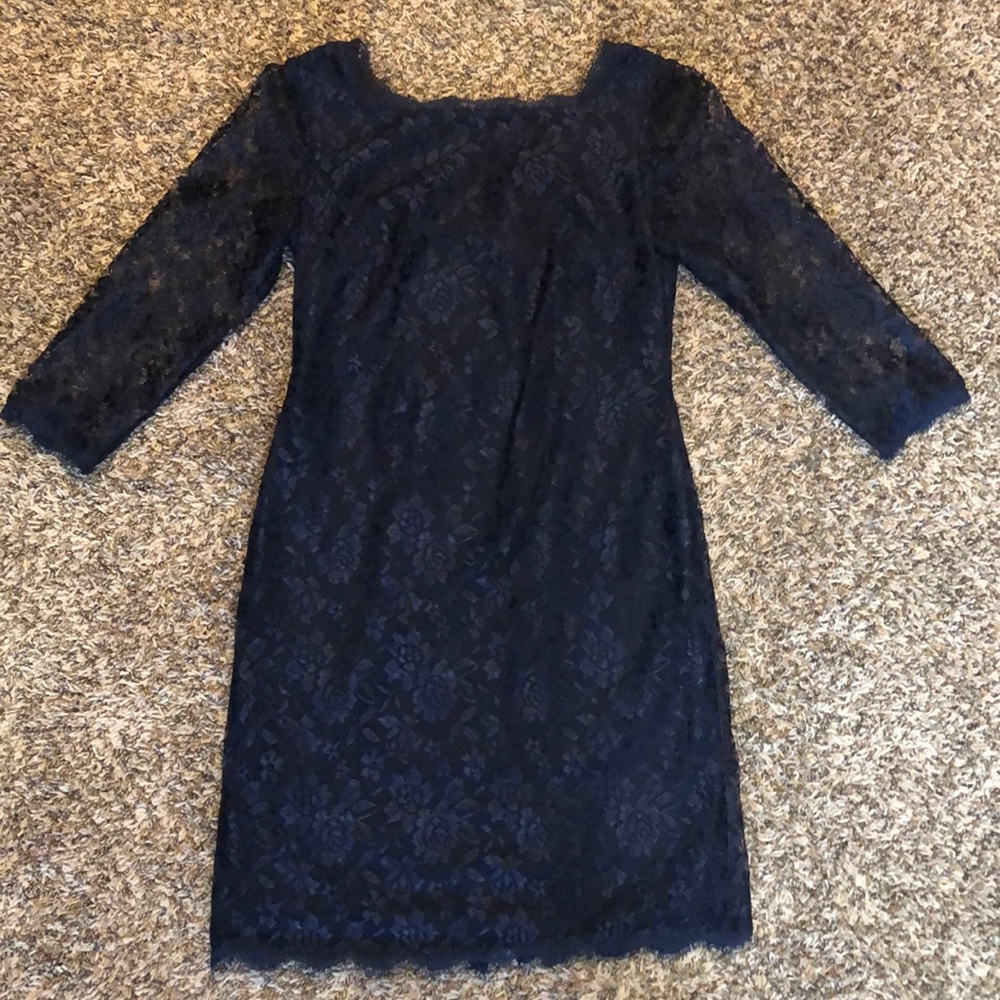 Adrianna Papell lace sheath dress - Picture 2 of 3